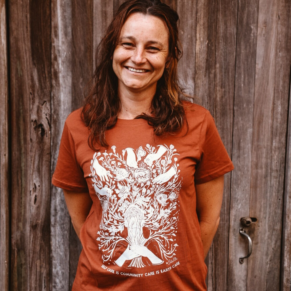 Self Care is Community Care is Earth Care - Womens Tee Thumbnail