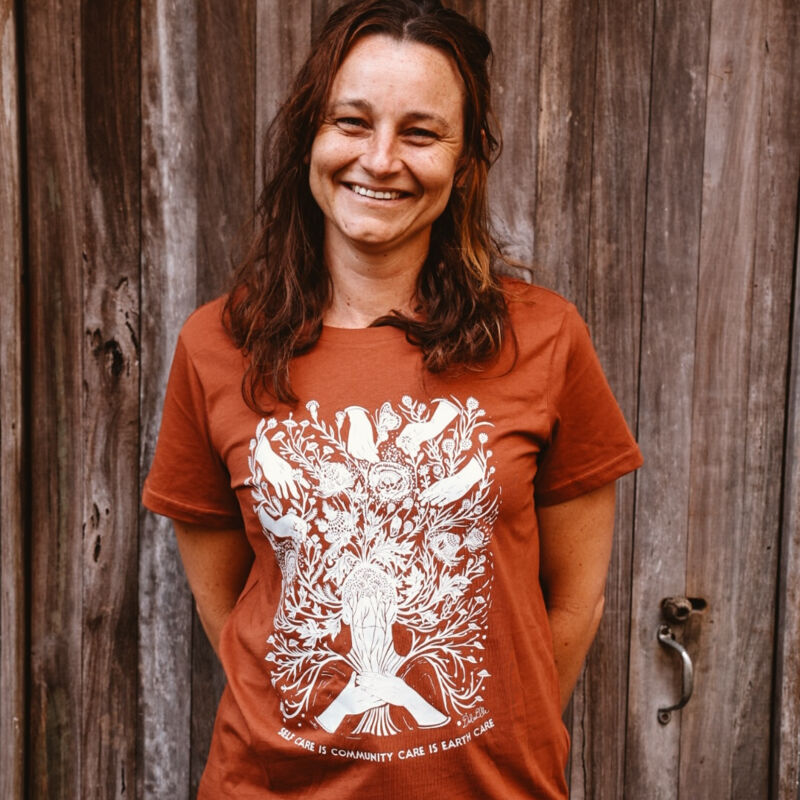 Self Care is Community Care is Earth Care - Womens Tee Thumbnail